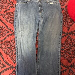 Harley-Davidson Blue Denim Jeans Relaxed Traditional Fit, Size 42x30